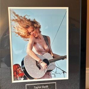 Framed Taylor Swift Autographed Photo